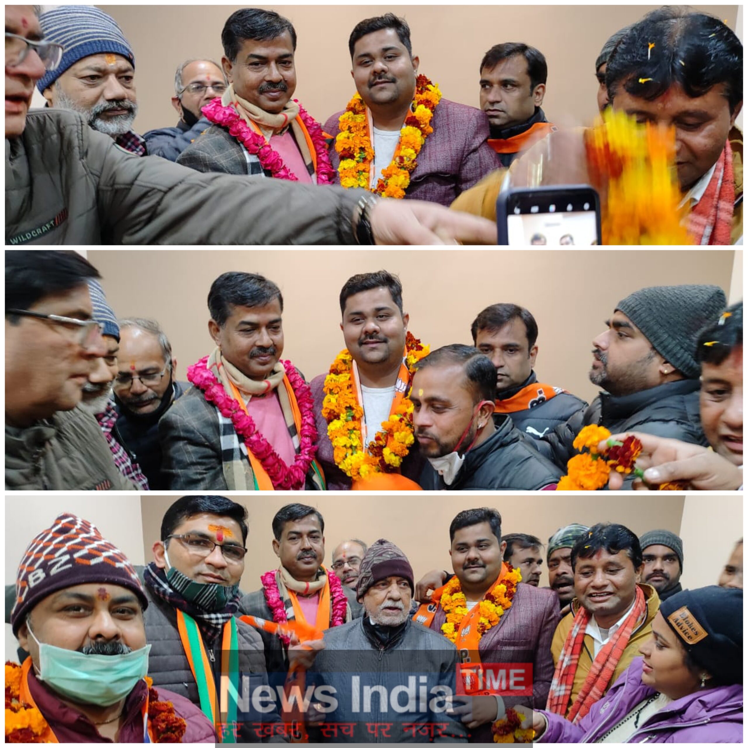 रानीपुर विधानसभा से प्रत्याशी आदेश चौहान ने युवा कांग्रेसी नेता शिवम खेवड़िया से भाजपा ज्वाइन कराई। 1 Picsart 22 01 29 20 50 49 898 scaled