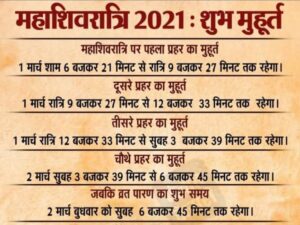 महाशिवरात्रि शुभ संयोग,इन खास संयोग के चलते इस बार त्योहार का महत्व और बढ़ गया, बन सकते हैं बिगड़े काम,,, 2 IMG 20220228 WA0102