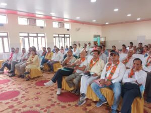 विधान सभा रानीपुर के शिवालिक नगर सामुदायिक केंद्र में भाजपा मण्डल कार्य समिति की समीक्षा बैठक आयोजित की गई। 3 IMG 20220626 WA0142