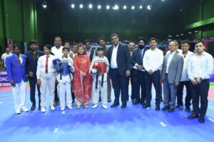 खेल आयोजन का केंद्र बन रहा उत्तराखंड चौथी कैडेट एंड जूनियर नेशनल चैंपियनशिप (Kyorugi & Poomsae) का किया गया शुभारंभ 3 खेल आयोजन का केंद्र बन रहा उत्तराखंड चौथी कैडेट एंड जूनियर नेशनल चैंपियनशिप (Kyorugi & Poomsae) का किया गया शुभारंभ